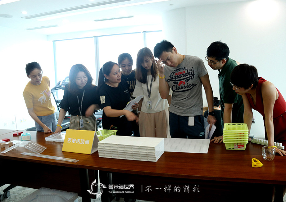 激情挑戰(zhàn)桌上創(chuàng)意多米諾