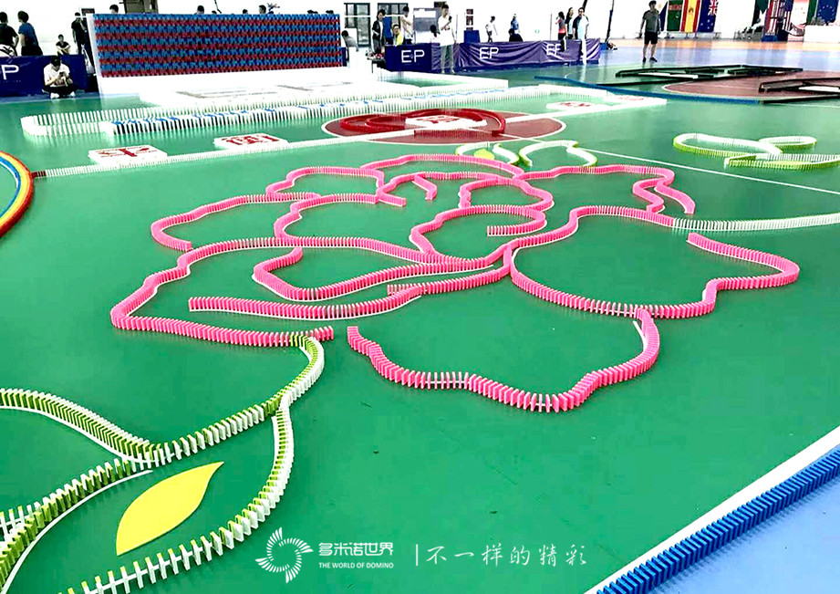 雅瑩多米諾團隊大挑戰(zhàn)祝福集團30周年