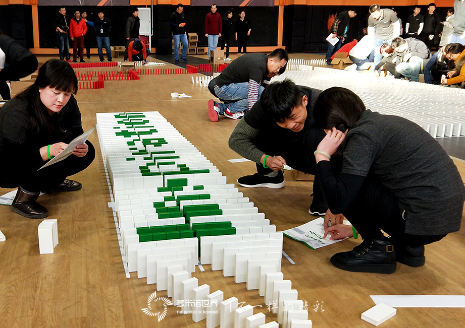 安科光電多米諾團隊大挑戰(zhàn)