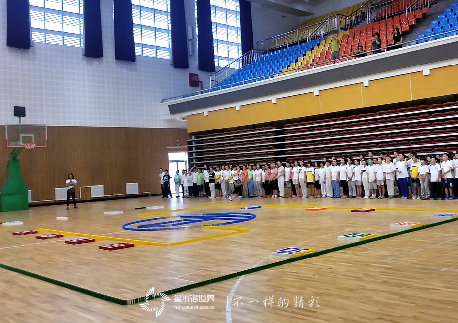 多米諾世界走進(jìn)平谷中學(xué)